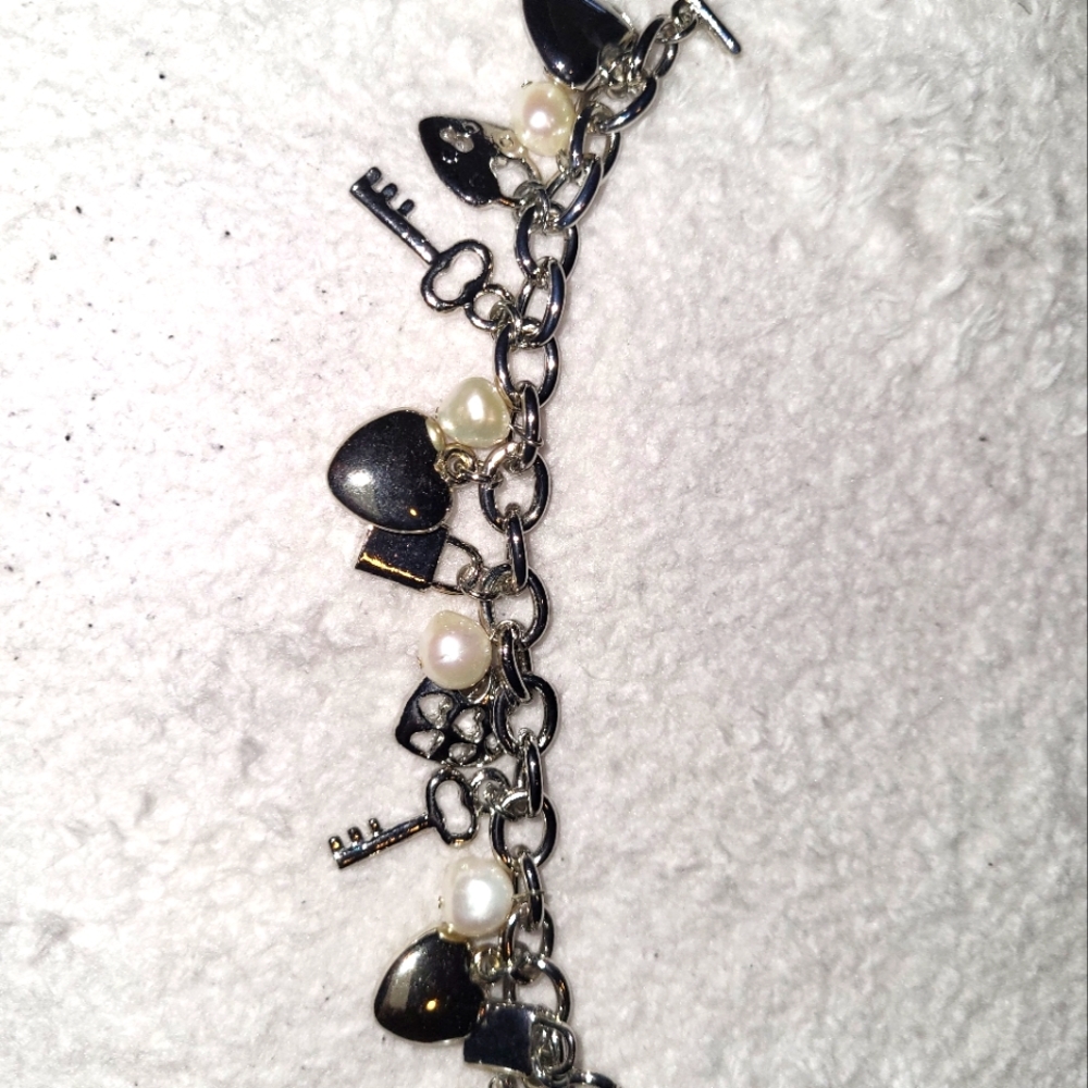 Pacific Pearls Baroque Charm Bracelet